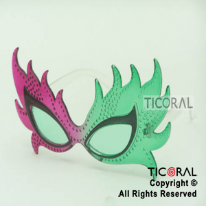 ANTEOJO CARNAVAL FUCSIA Y VERDE HS5110-3 x 1